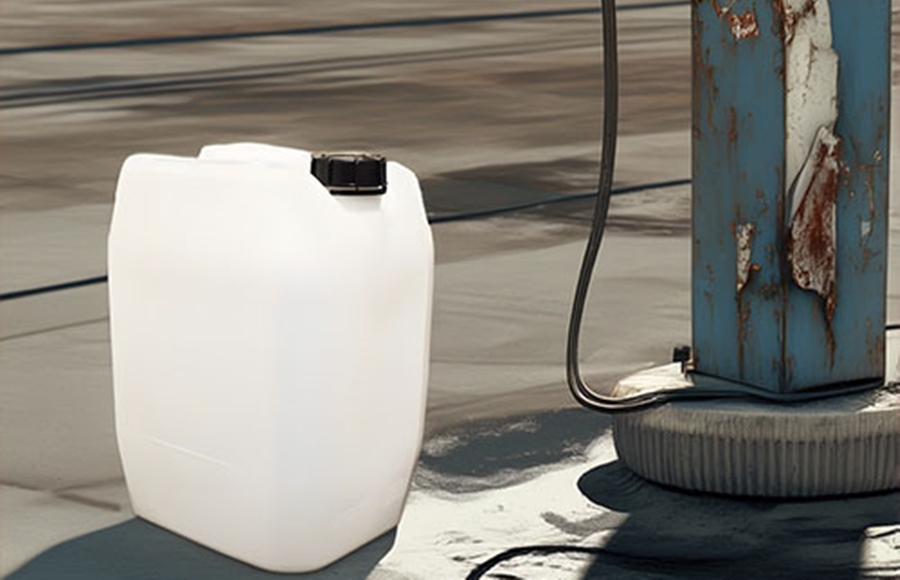 bidones de plástico